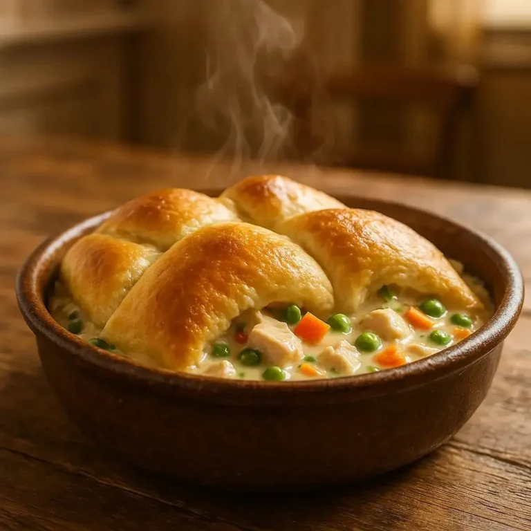 Chicken Pot Pie With Crescent Rolls