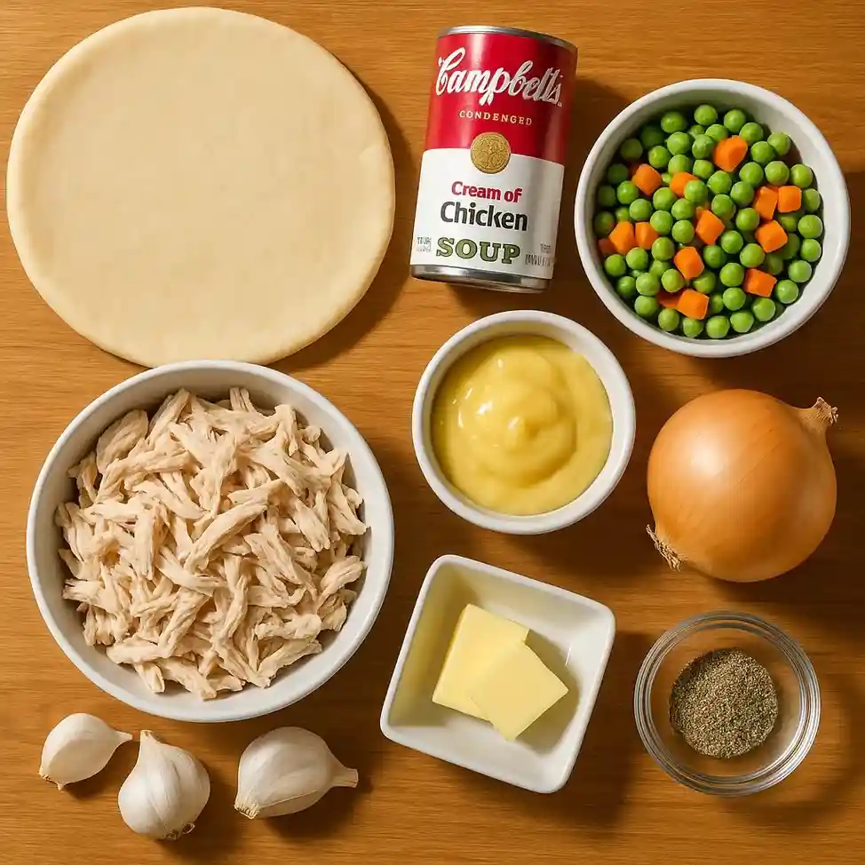 Chicken Pot Pie with Cream of Chicken Soup