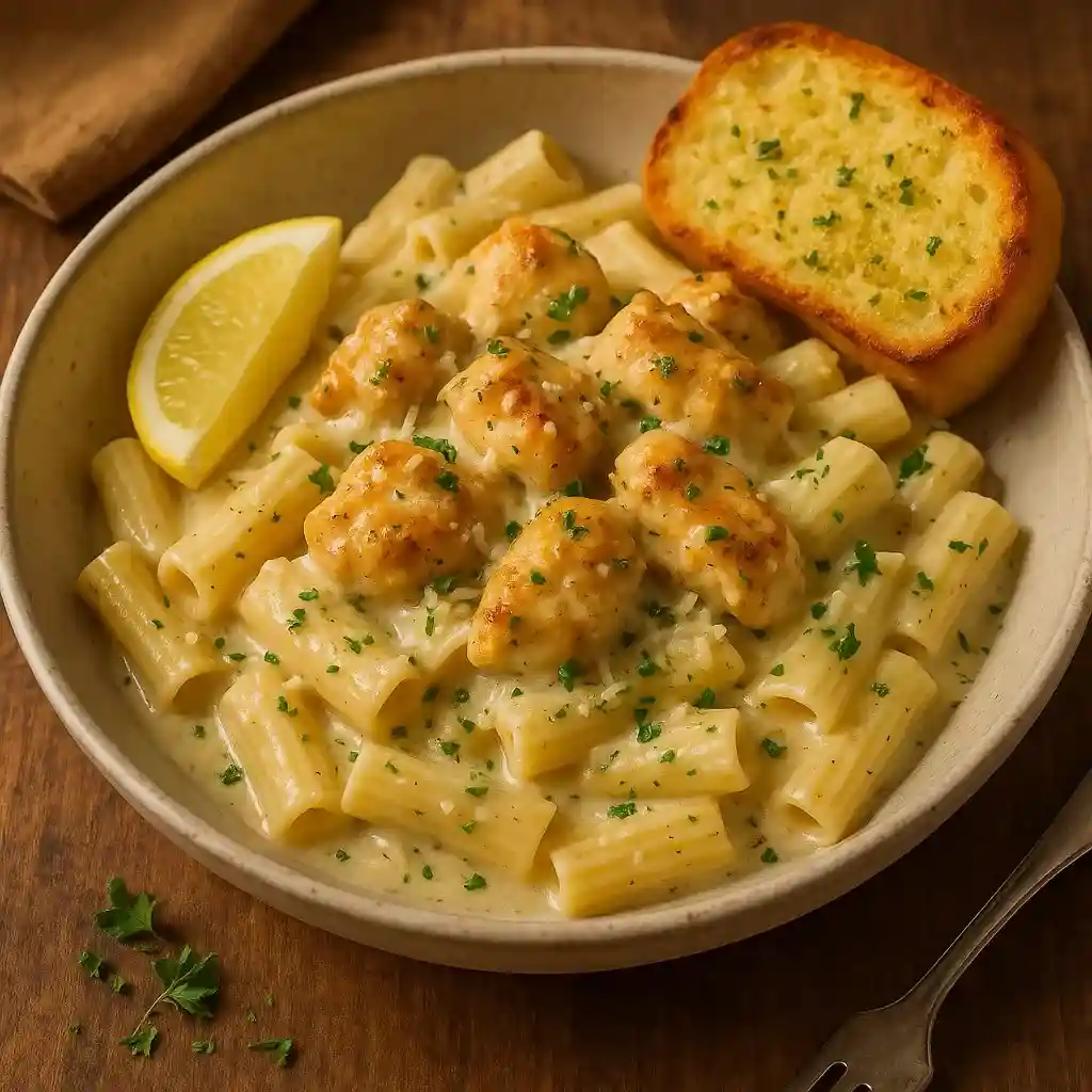 buffalo wild wings garlic parmesan chicken pasta
