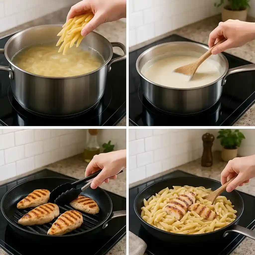 buffalo wild wings garlic parmesan chicken pasta