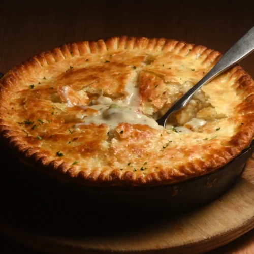 healthy chicken pot pie