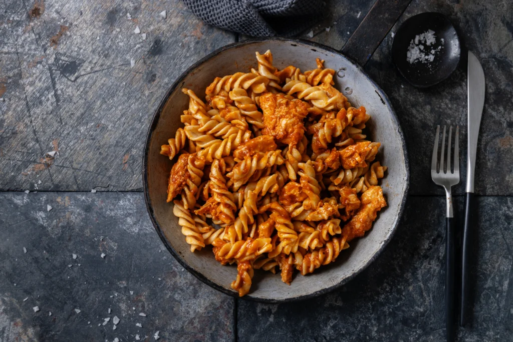 buffalo wild wings garlic parmesan chicken pasta