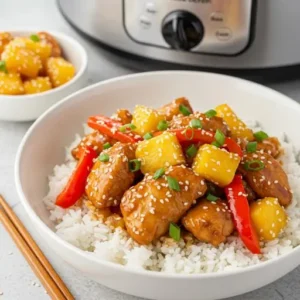 Sweet Hawaiian Crockpot Chicken