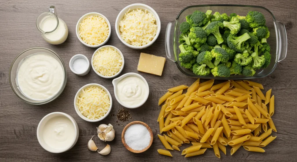 Creamy Chicken and Broccoli Alfredo Bake
