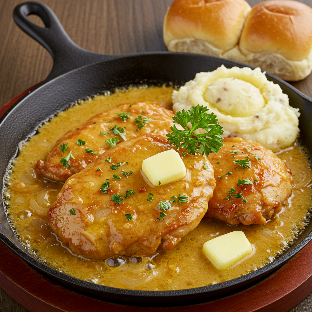 Texas Roadhouse Butter Chicken Skillet