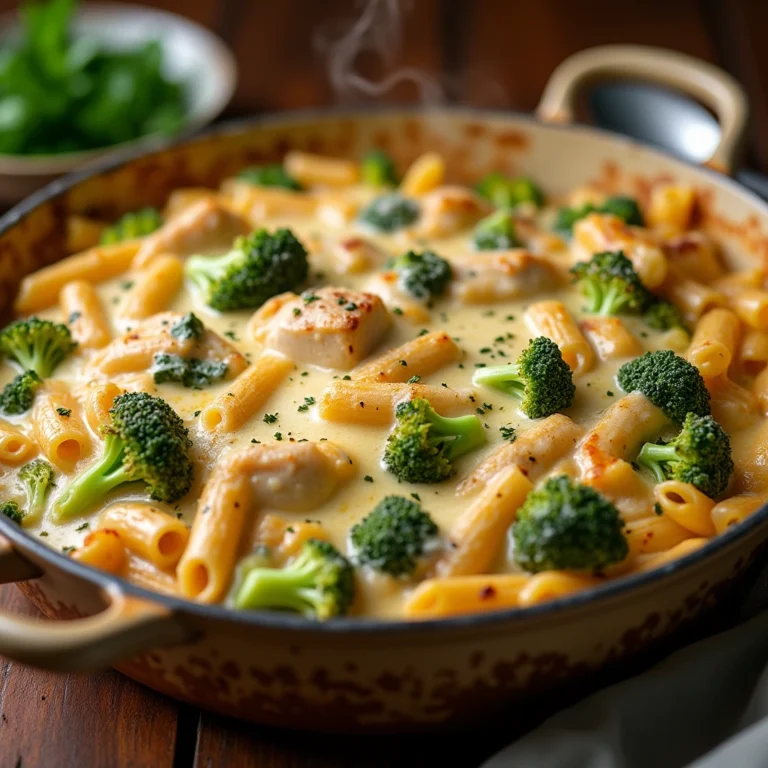 chicken and broccoli alfredo bake