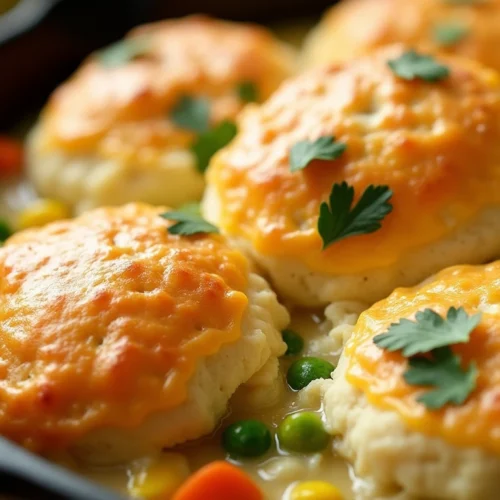 chicken pot pie with red lobster biscuits