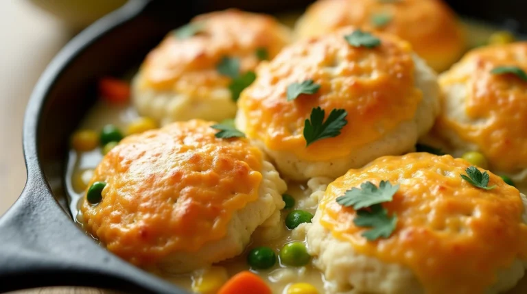 chicken pot pie with red lobster biscuits