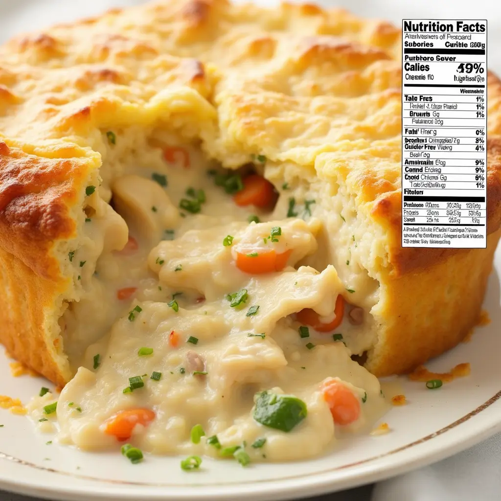 chicken pot pie nutrition