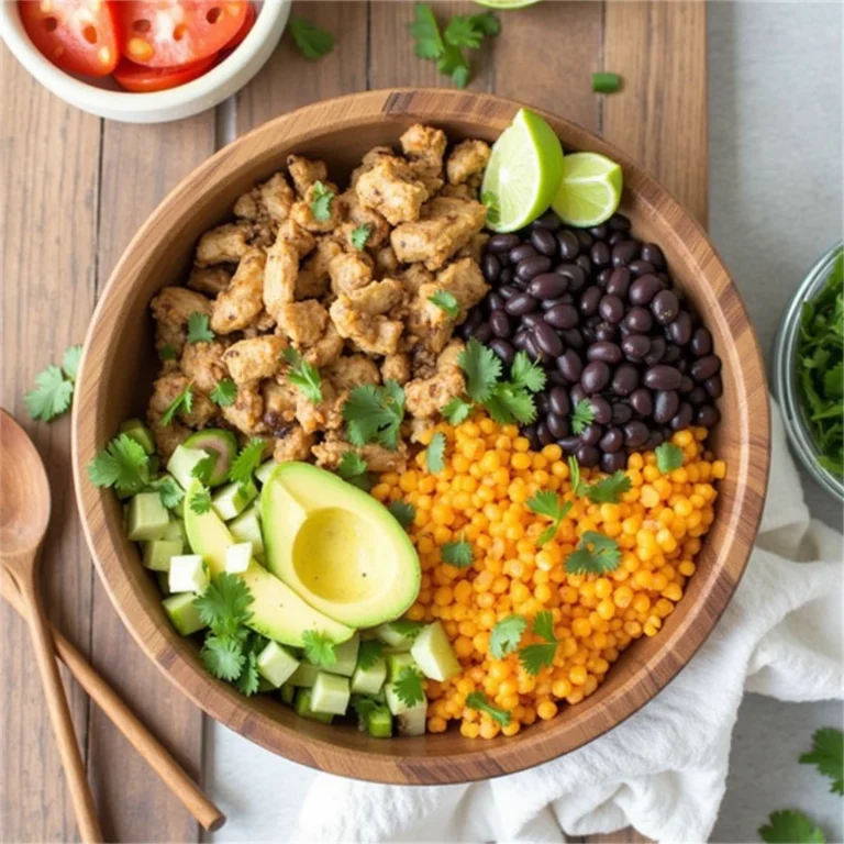 Chipotle Chicken Bowl With Black Beans