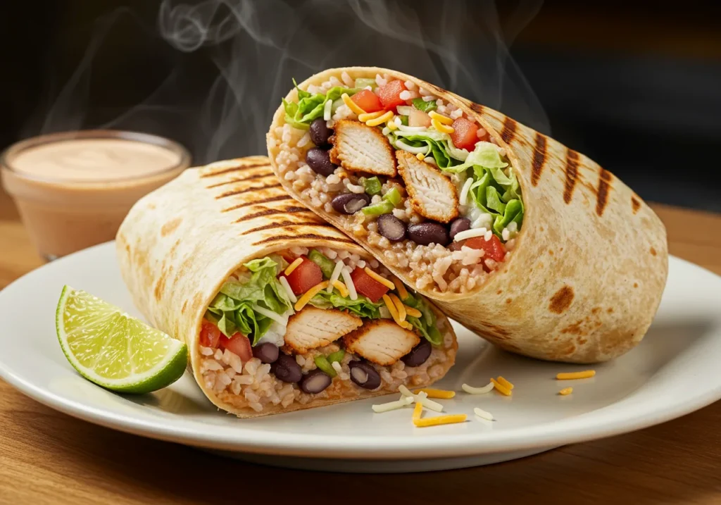 Chipotle Ranch Grilled Chicken Burrito