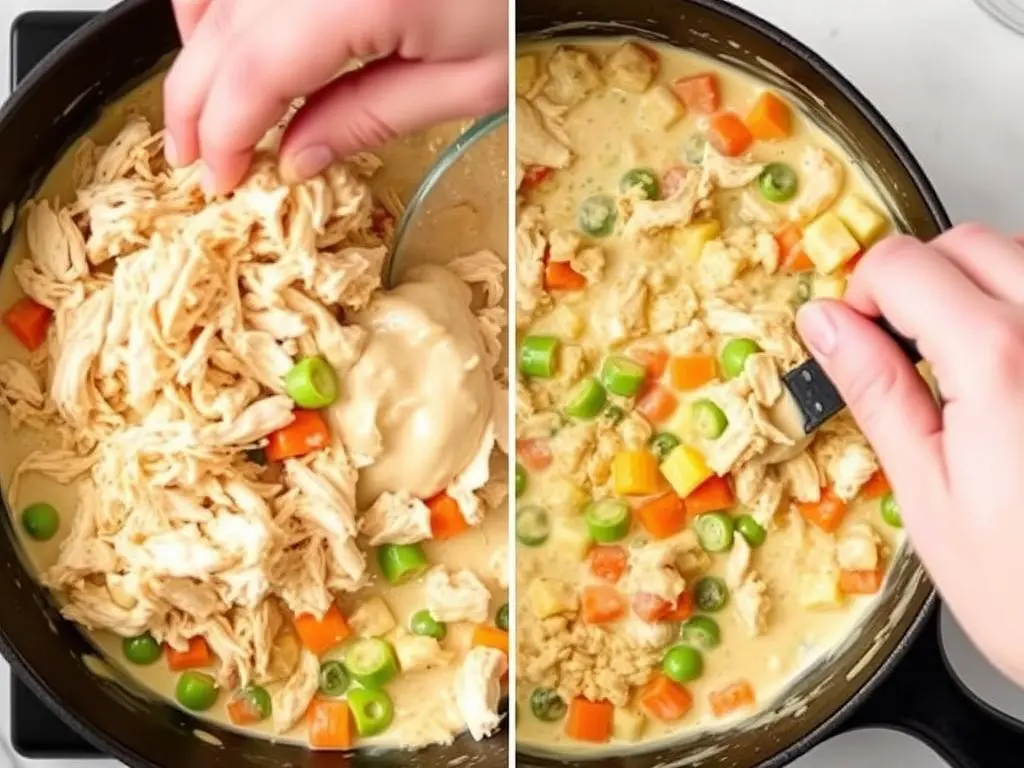 chicken pot pie with red lobster biscuits