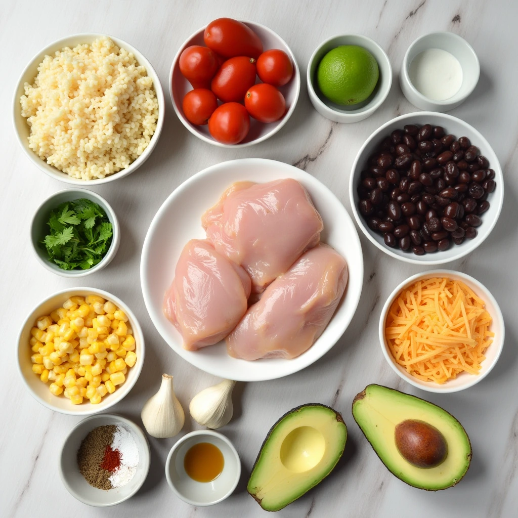 Chipotle Chicken Bowl With Black Beans