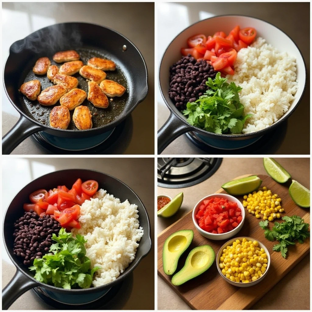 Chipotle Chicken Bowl With Black Beans