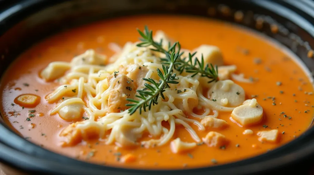 crock pot creamy chicken parmesan soup