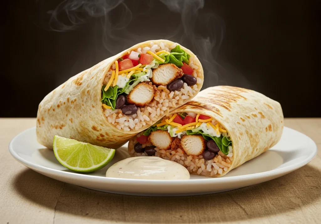 Chipotle Ranch Grilled Chicken Burrito