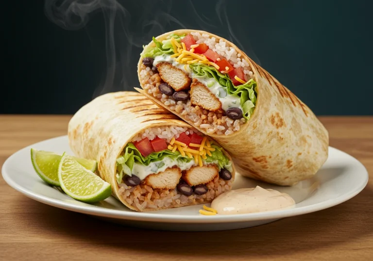 Chipotle Ranch Grilled Chicken Burrito