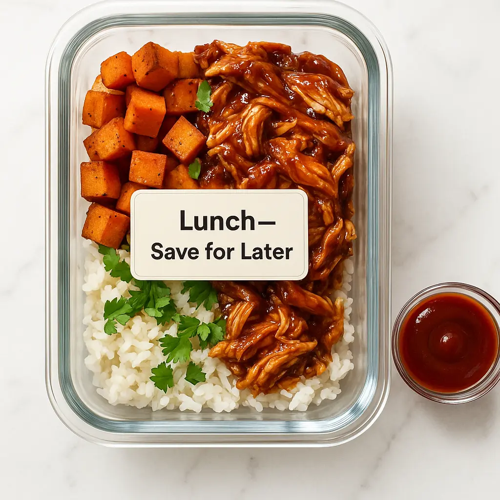 BBQ Chicken and Roasted Sweet Potato Bowls