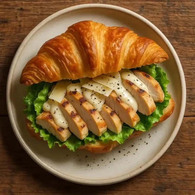 Chicken-Caesar-Croissant-Sandwich