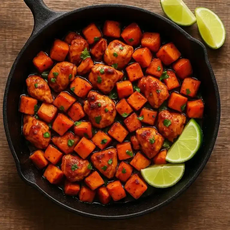 Chili-Lime-Sweet-Potato-and-Chicken-Skillet