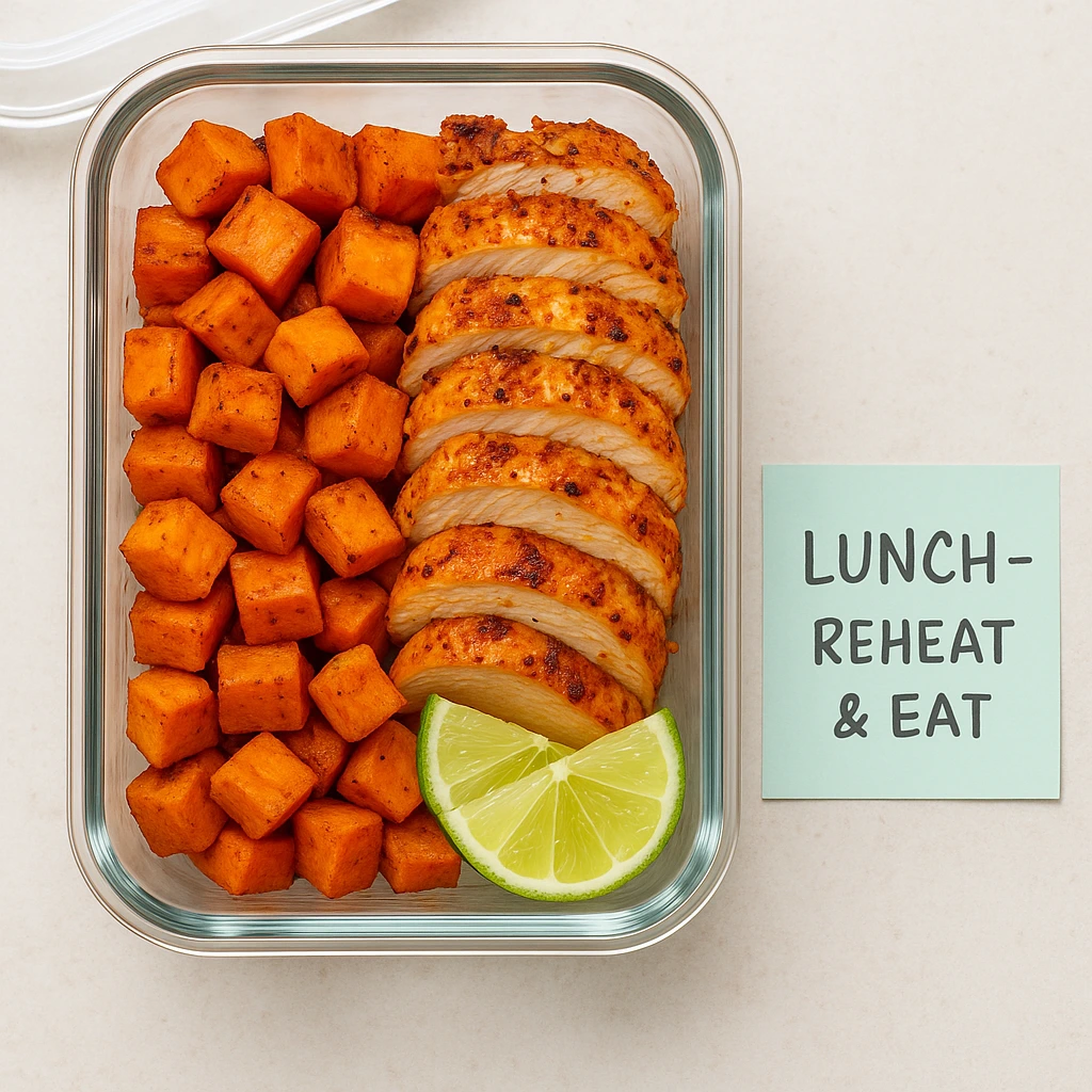 Chili Lime Sweet Potato and Chicken Skillet