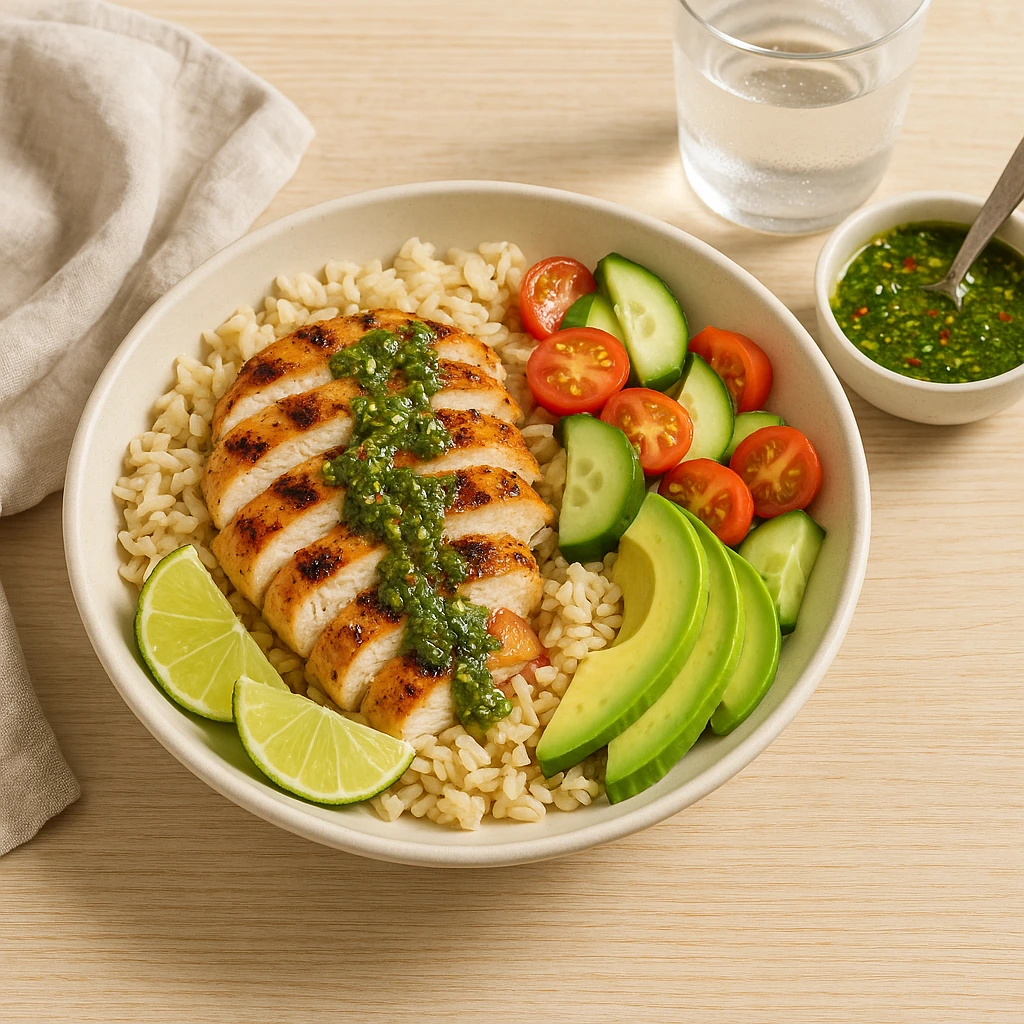Chimichurri Grilled Chicken Bowl