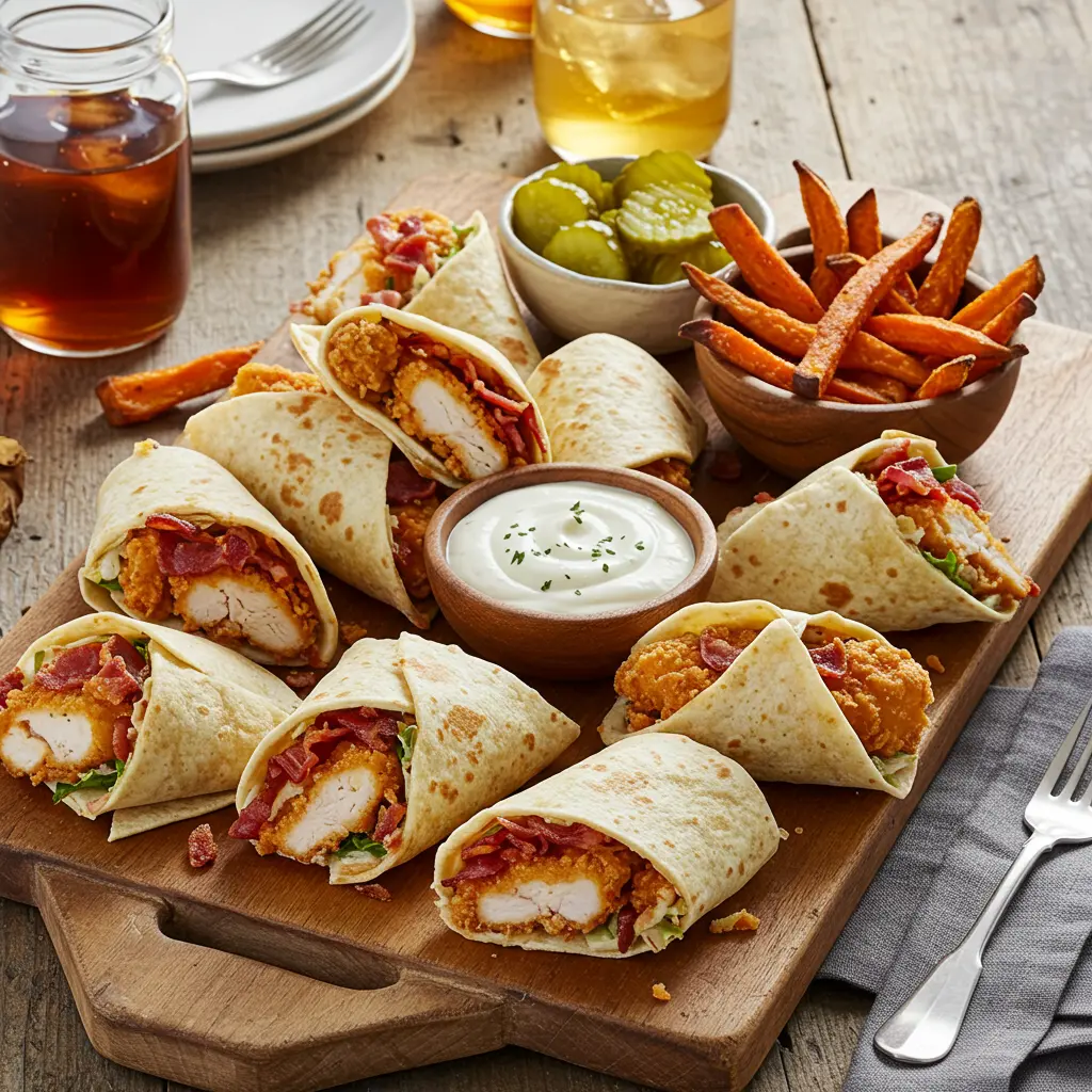 Crispy Chicken Bacon Ranch Wrap