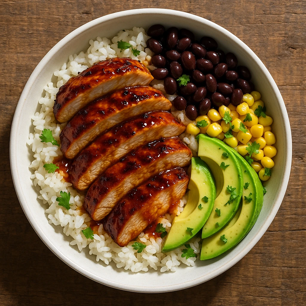 Honey Chipotle Chicken Rice Bowls
