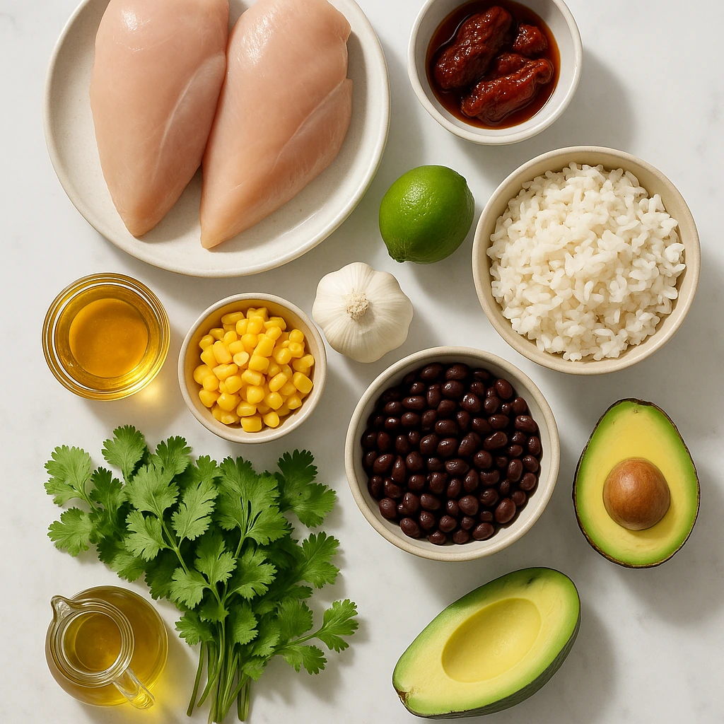 Honey Chipotle Chicken Rice Bowls