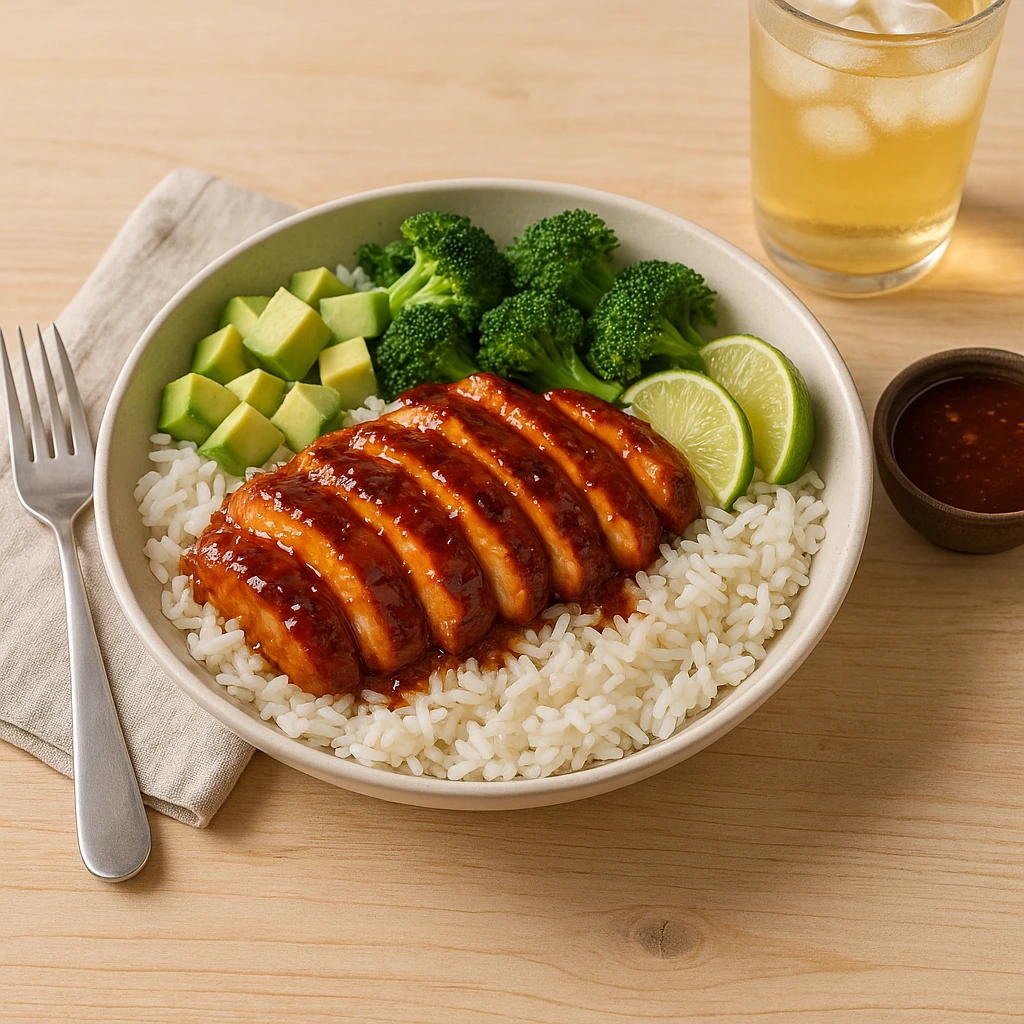 Honey Chipotle Chicken Rice Bowls