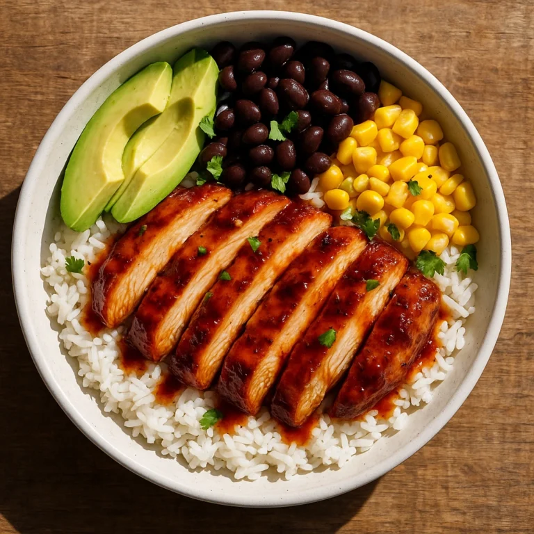 Honey Chipotle Chicken Rice Bowls: Sweet and Smoky