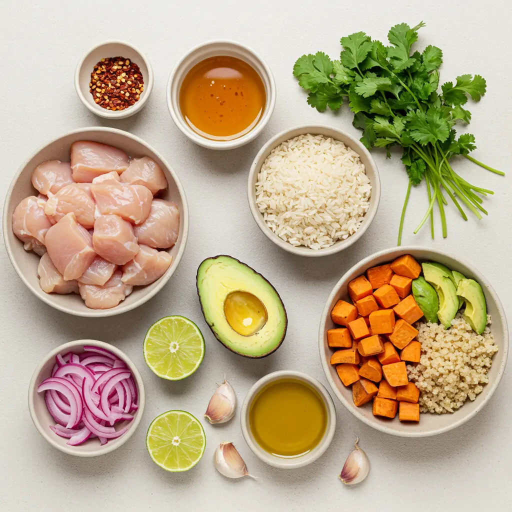 Hot Honey Chicken Bowls