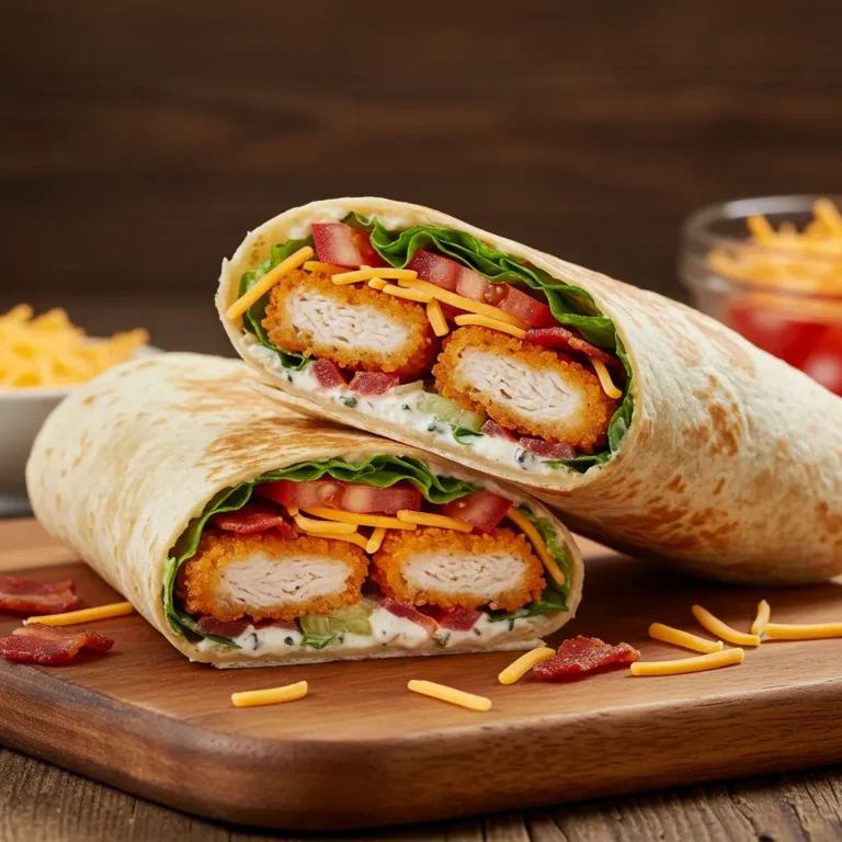 Crispy Chicken Bacon Ranch Wrap