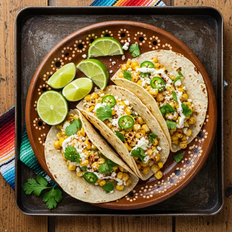 mexican street corn tacos