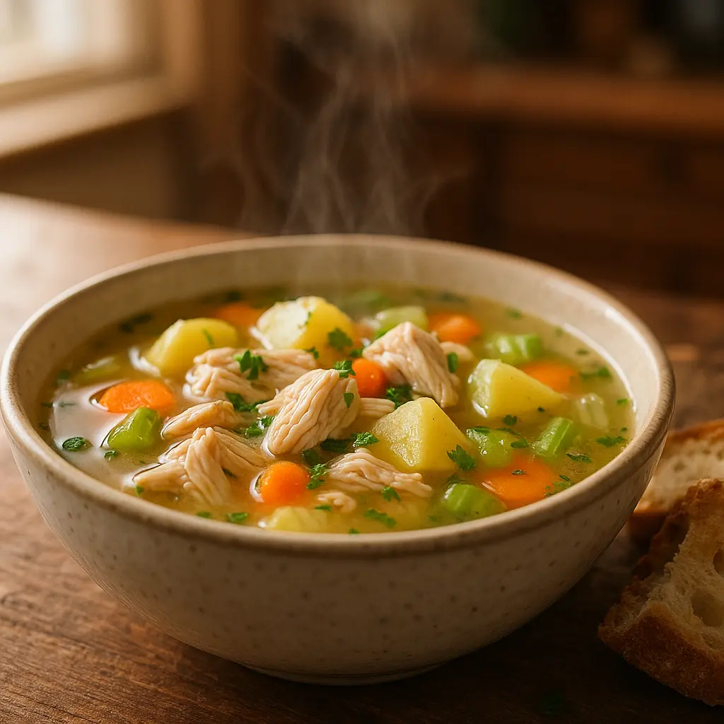 Chicken Soup with Potatoes