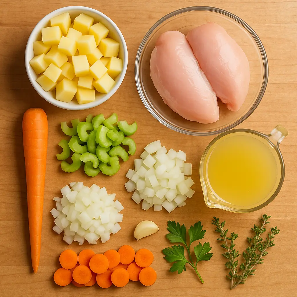 Chicken Soup with Potatoes