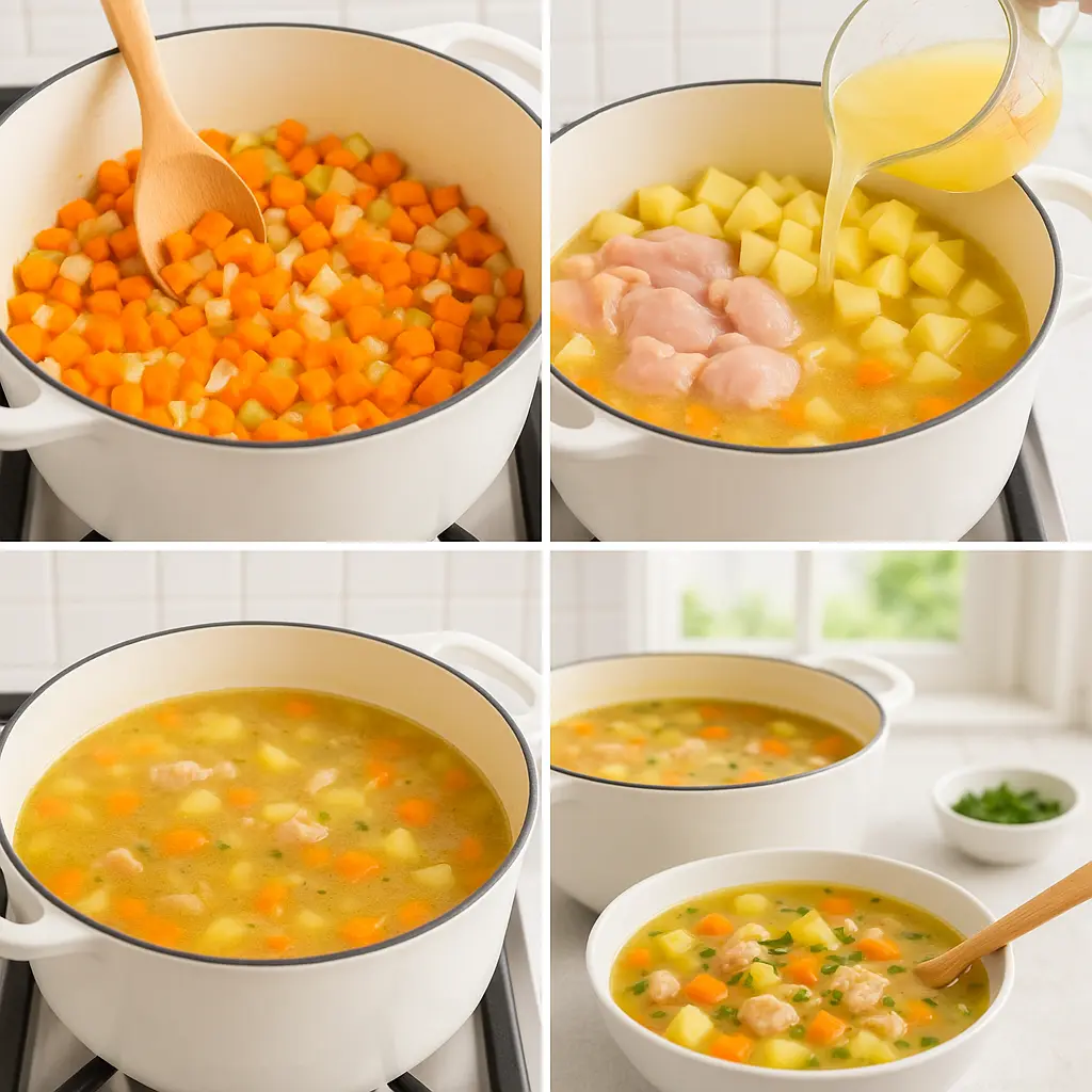 Chicken Soup with Potatoes