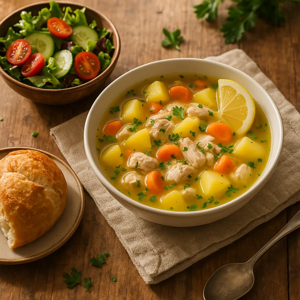 Chicken Soup with Potatoes