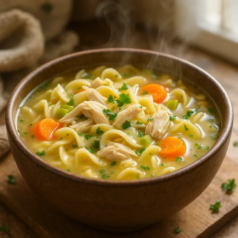 Homemade Chicken Noodle Soup
