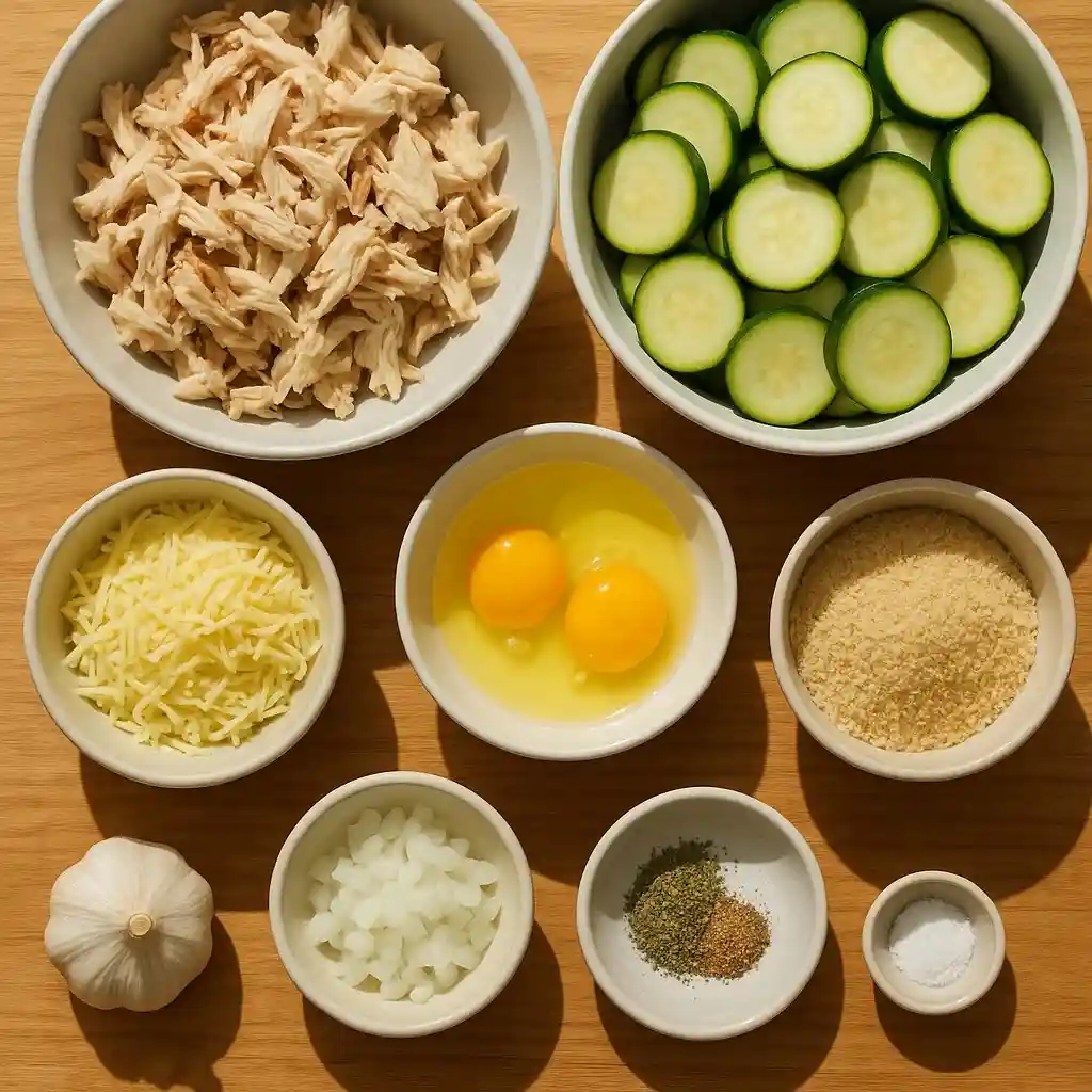 Rotisserie Chicken Zucchini Casserole