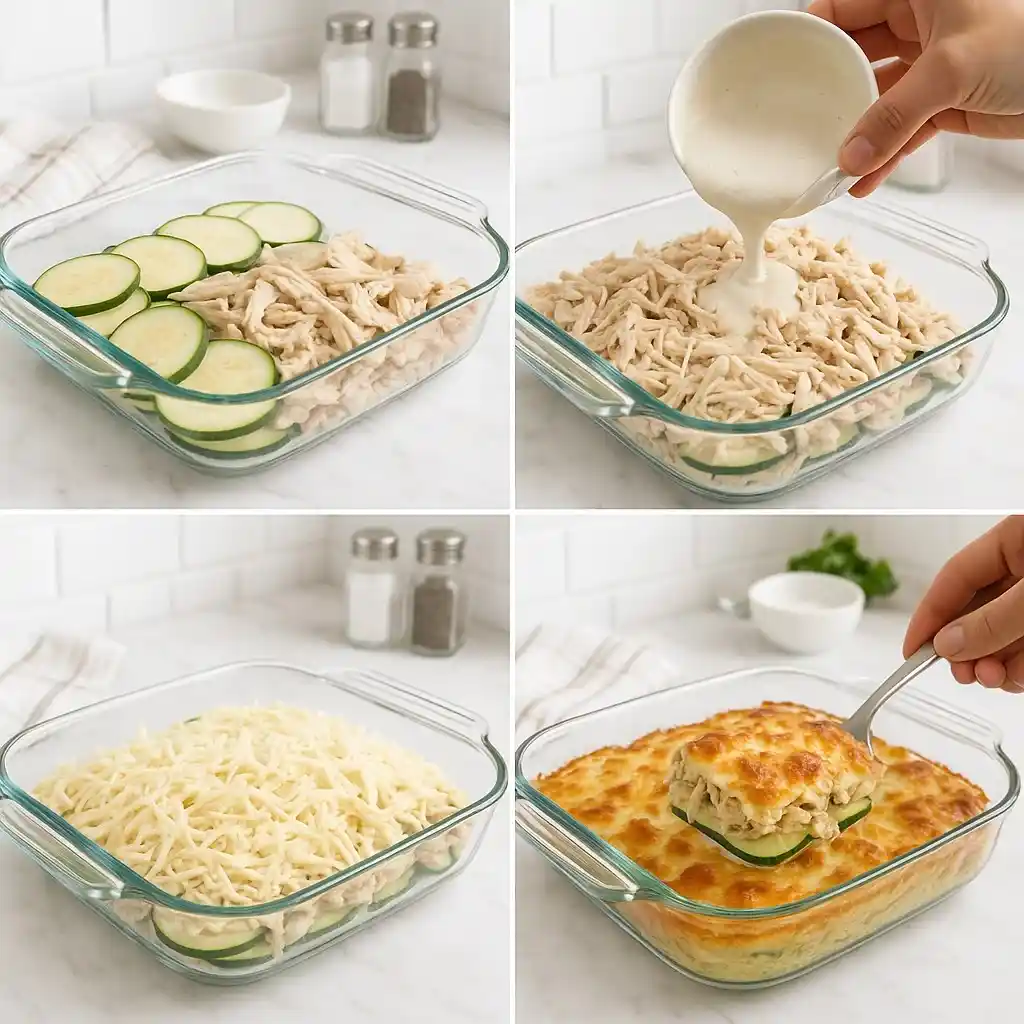 Rotisserie Chicken Zucchini Casserole