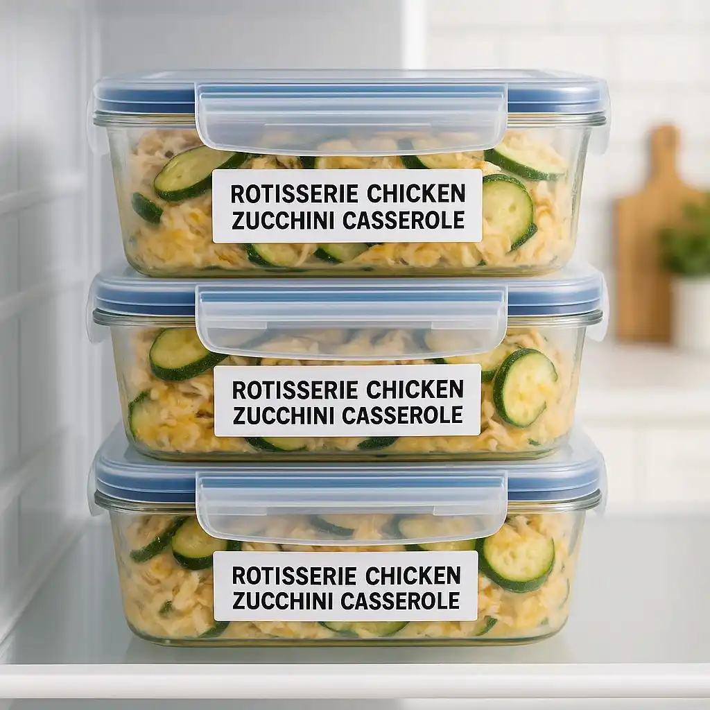 Rotisserie Chicken Zucchini Casserole