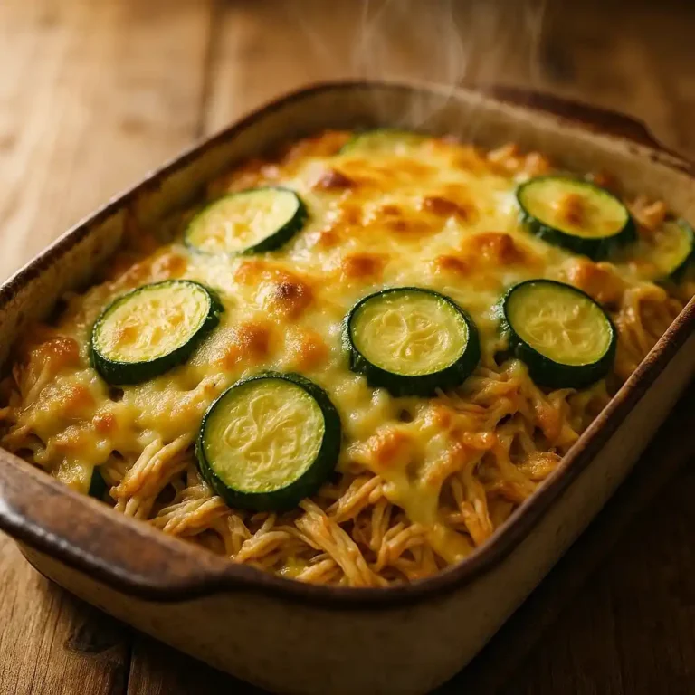 Rotisserie Chicken Zucchini Casserole