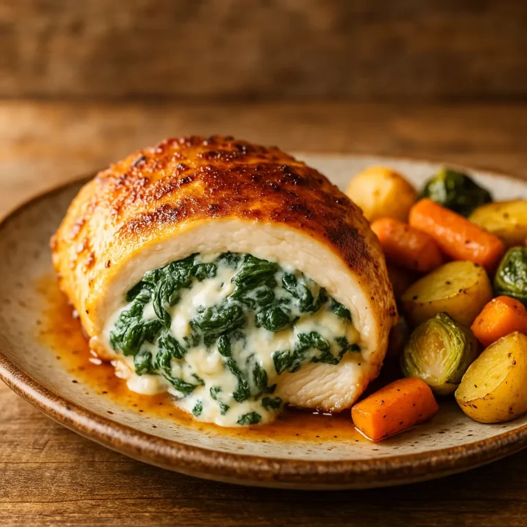 Spinach Stuffed Chicken Breast