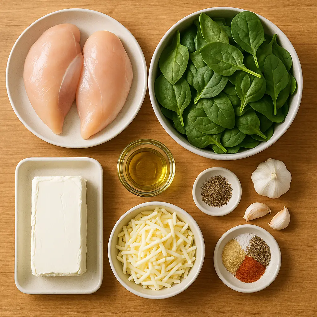 Spinach Stuffed Chicken Breast