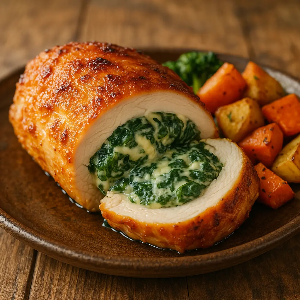 Spinach Stuffed Chicken Breast
