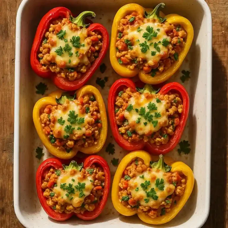 ground-chicken-stuffed-peppers-recipe